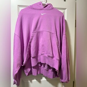 Nike Women's Vibrant Pink/Purple Pullover Hoodie